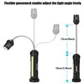 2-Pack: 360º Gooseneck LED Magnetic Base Lamp