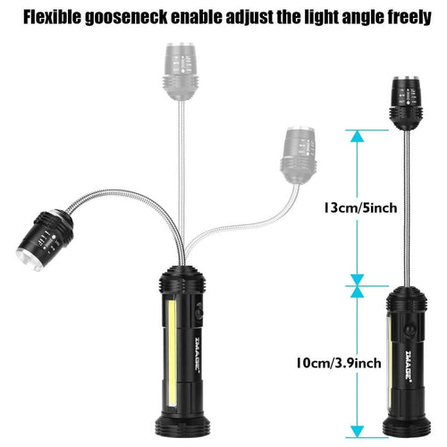 2-Pack: 360º Gooseneck LED Magnetic Base Lamp by DailySale