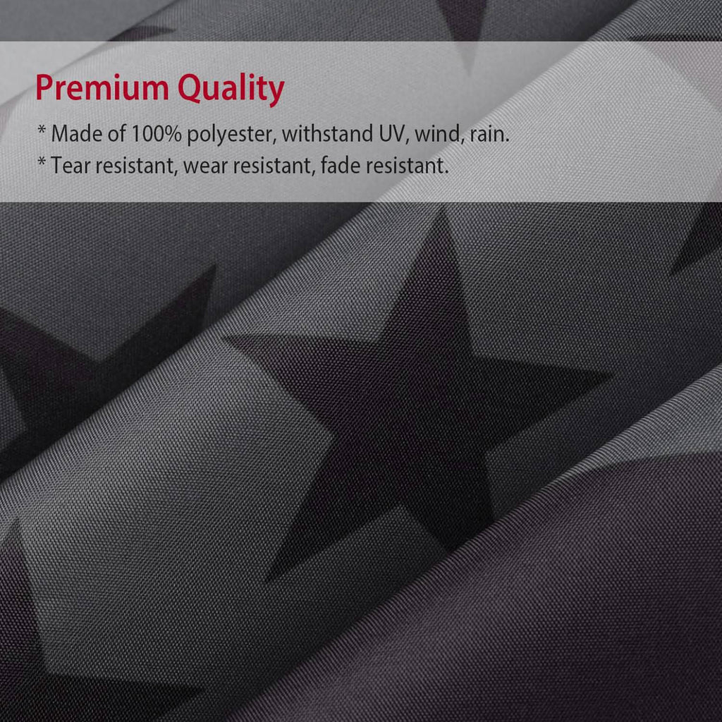 2-Pack: 3X5 Ft. All Black American Flag by DailySale