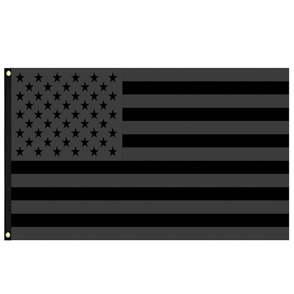 2-Pack: 3X5 Ft. All Black American Flag by DailySale