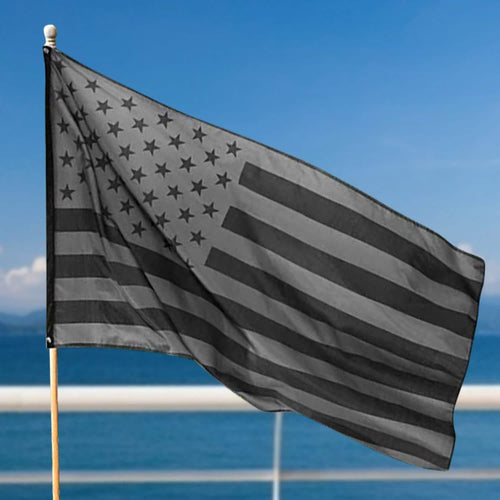2-Pack: 3X5 Ft. All Black American Flag by DailySale