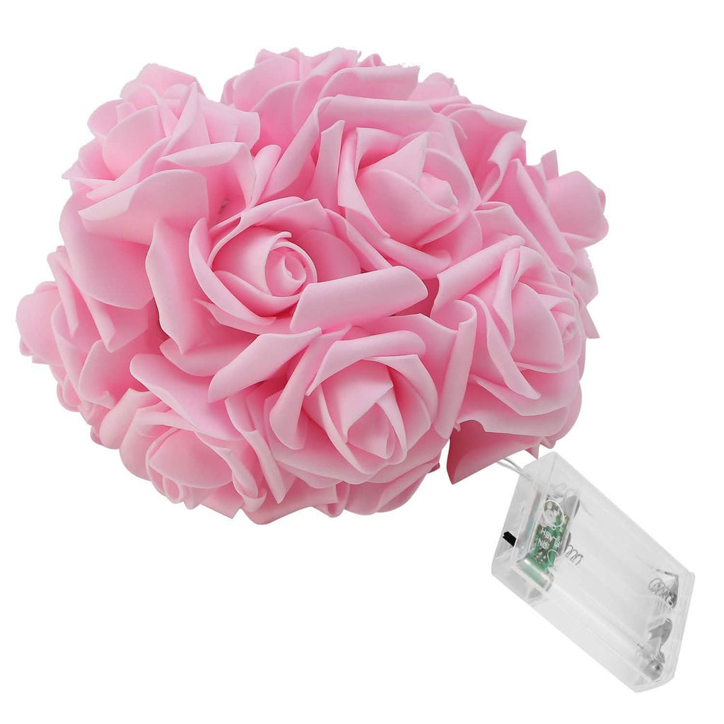 2-Pack: 40 LEDs Rose Flower String Lights by DailySale