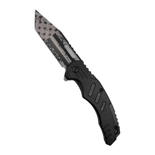 2-Pack: 4.75" American Flag Tanto Blade with ABS Handle by DailySale