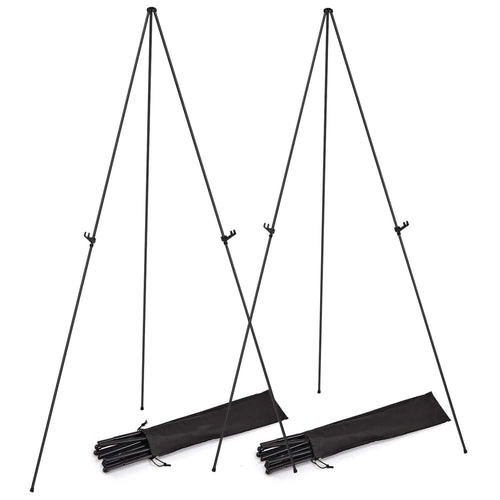 2-Pack: 61" Collapsible A Frame Tripod Easel Iron Alloy Drawing Stand by DailySale
