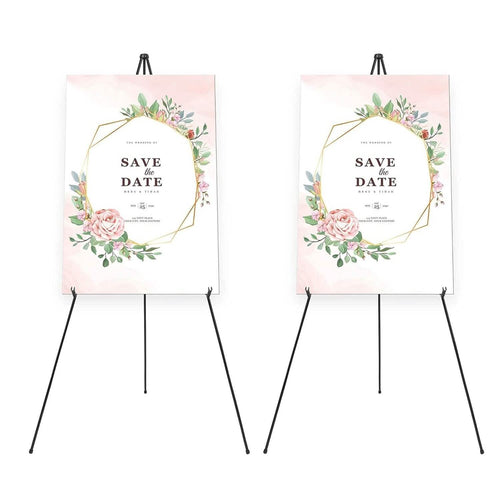 2-Pack: 61" Collapsible A Frame Tripod Easel Iron Alloy Drawing Stand by DailySale