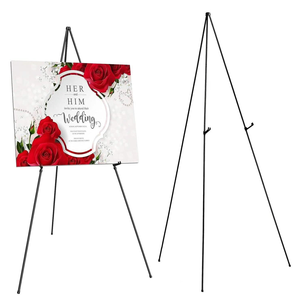 2-Pack: 61" Collapsible A Frame Tripod Easel Iron Alloy Drawing Stand by DailySale