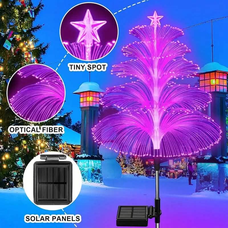 2-Pack: 7 Color-Changing LED Solar Jellyfish Lights by DailySale