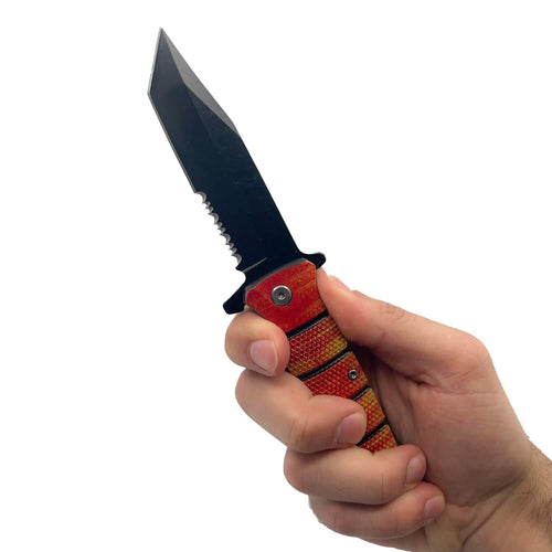 2-Pack: 8.5" Ka-Bar Style Spring Assisted Knife w/ ABS Handle by DailySale