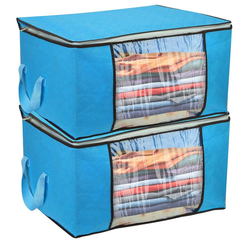 2-Pack: 90L Large Capacity Foldable Closet Organizer by DailySale