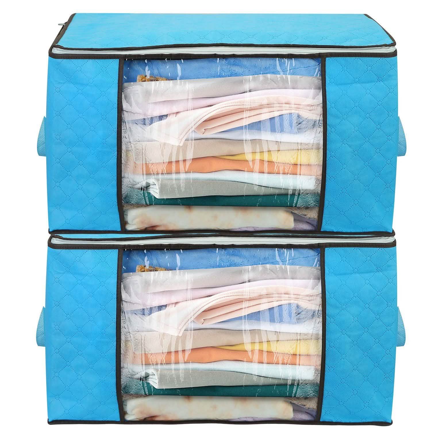 2-Pack: 90L Large Capacity Foldable Closet Organizer by DailySale