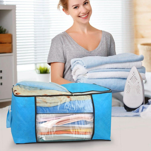 2-Pack: 90L Large Capacity Foldable Closet Organizer by DailySale