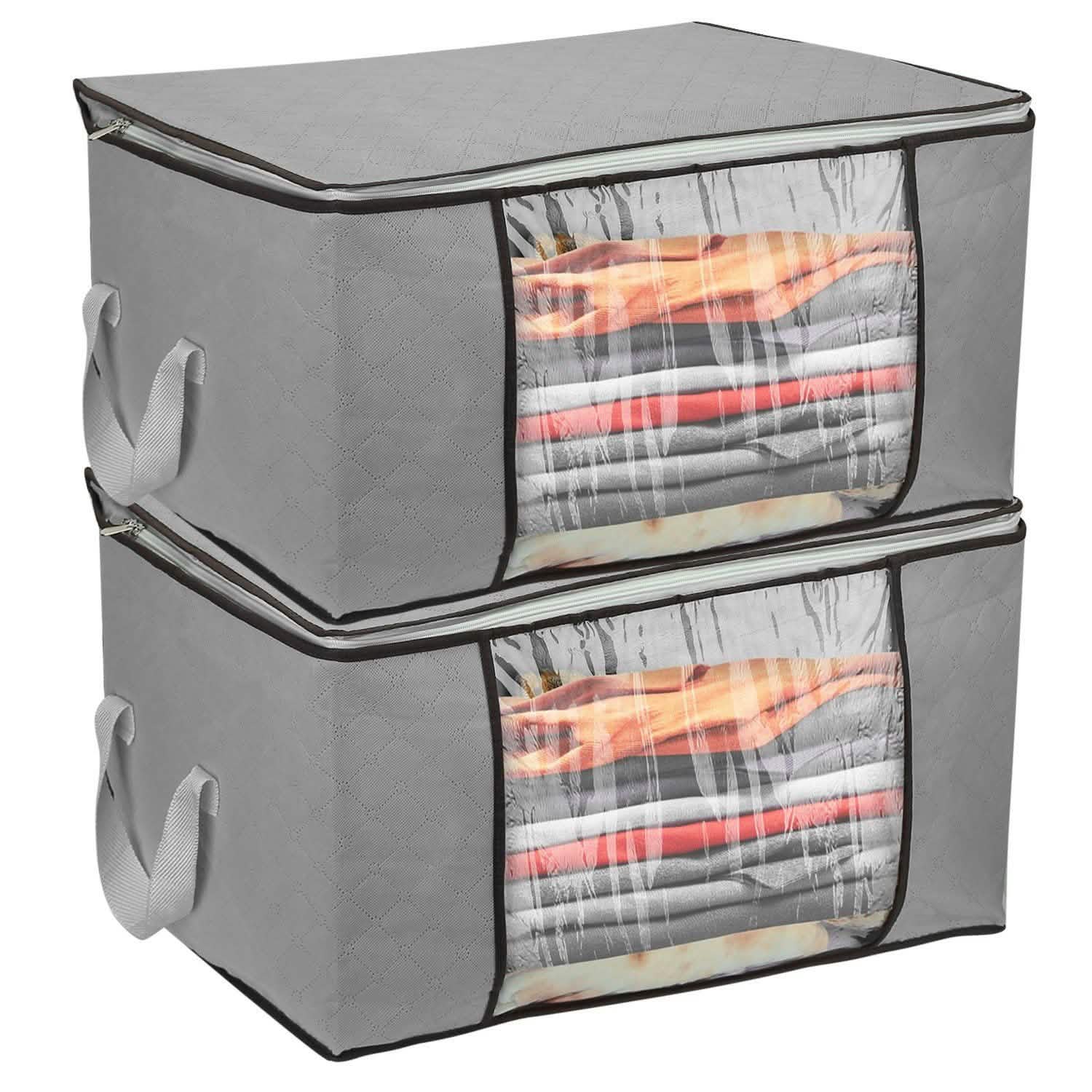 2-Pack: 90L Large Capacity Foldable Closet Organizer by DailySale