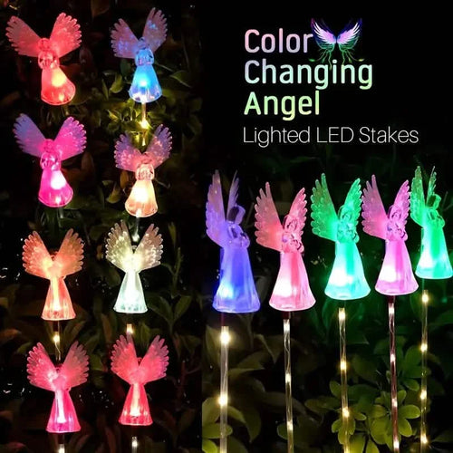2-Pack: Angel Solar Garden Lights by DailySale