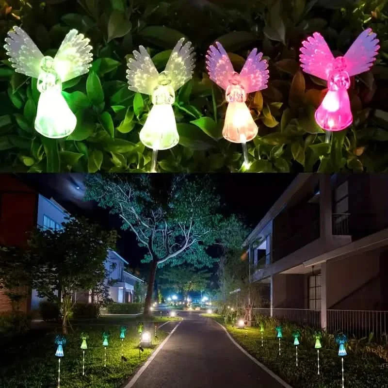 2-Pack: Angel Solar Garden Lights by DailySale