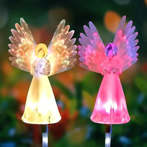 2-Pack: Angel Solar Garden Lights by DailySale