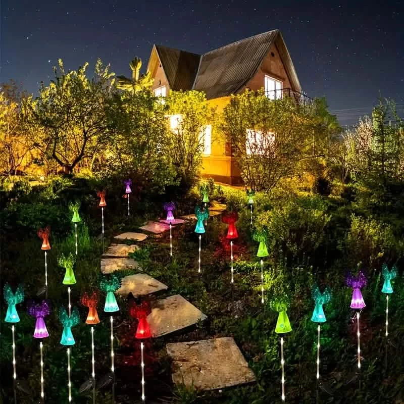 2-Pack: Angel Solar Garden Lights by DailySale