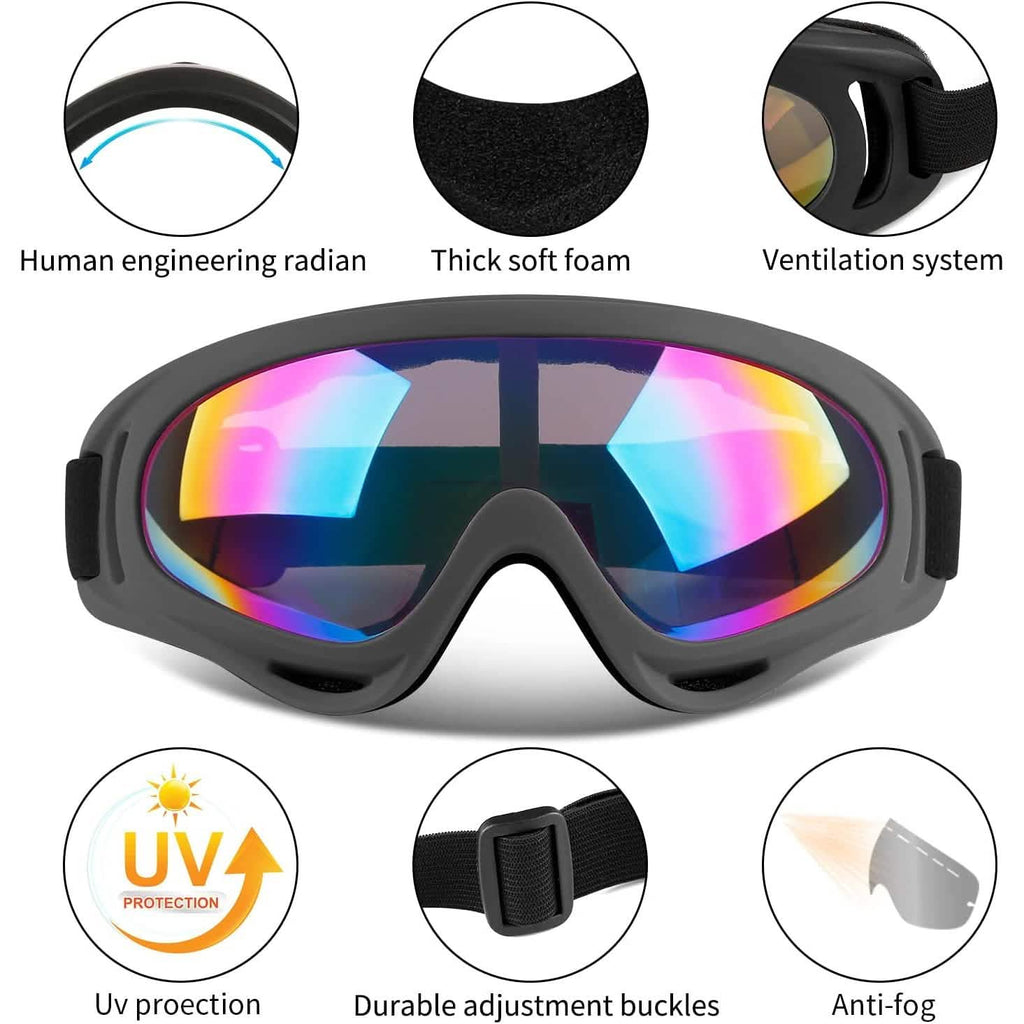 2-Pack: Anti-Scratch Dustproof Sports Goggles by DailySale