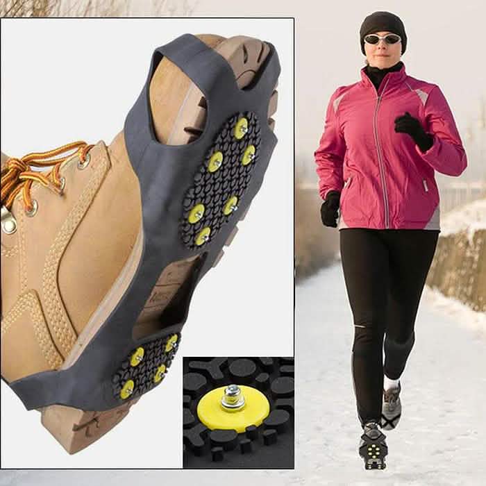 2-Pack: Attachable Anti-Skid Ice-Traction Cleats by DailySale