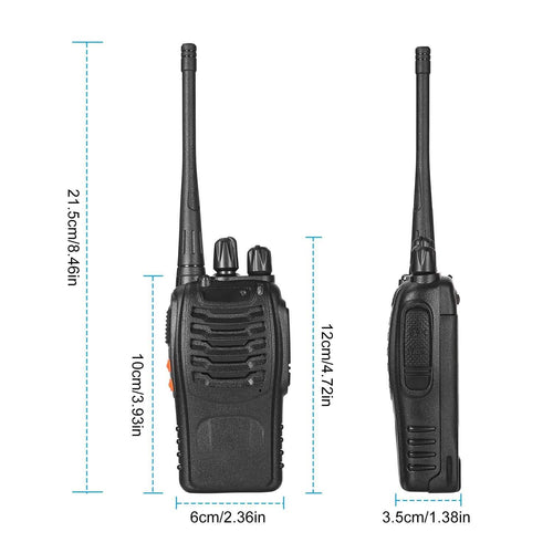 2-Pack: Baofeng BF-888S Walkie Talkies Two Way Radio by DailySale