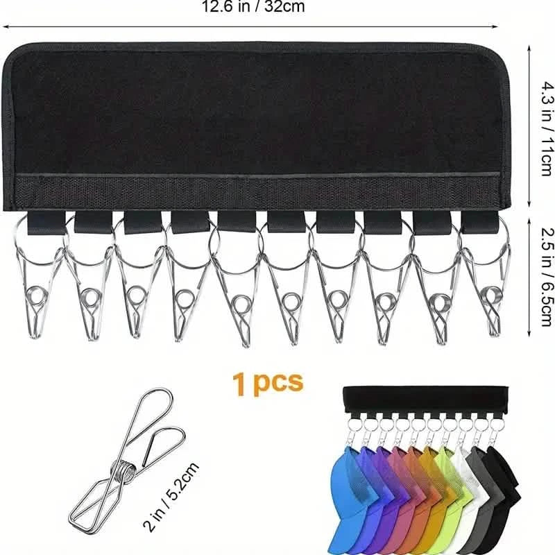 2-Pack: Baseball Cap Organizer Hanger by DailySale