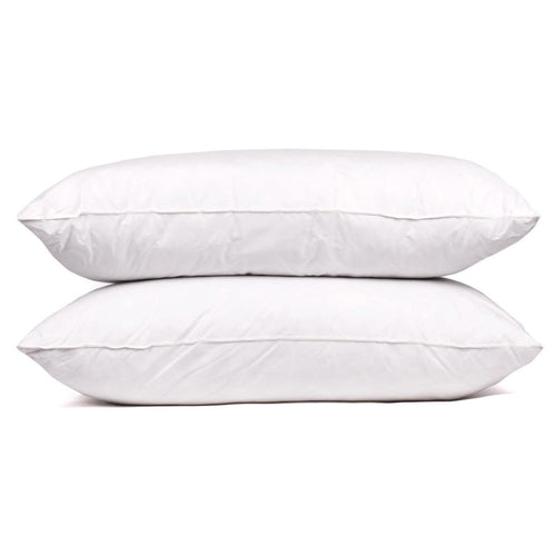 2-Pack: Beauty Sleep 100% Cotton-Covered Duck Feather Pillows by DailySale