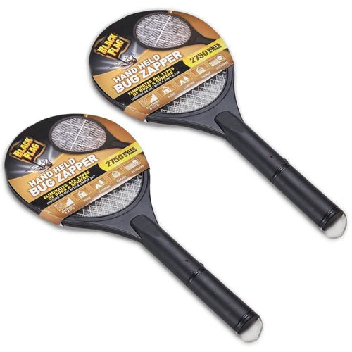 2-Pack: Black Flag Handheld Bug Zapper Rackets by DailySale