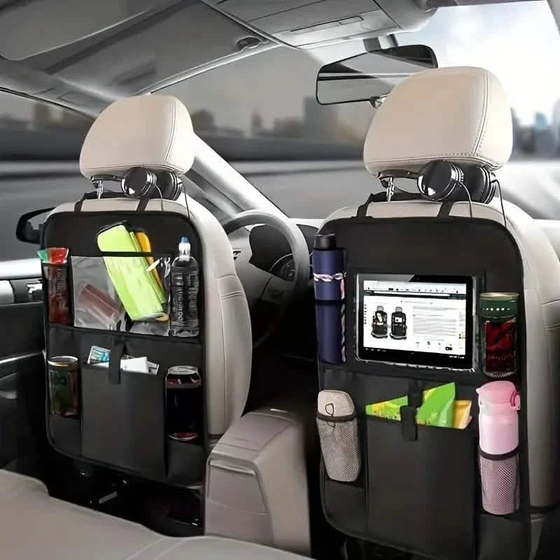 2-Pack: Car Backseat Organizer with Touch Screen Tablet Holder by DailySale