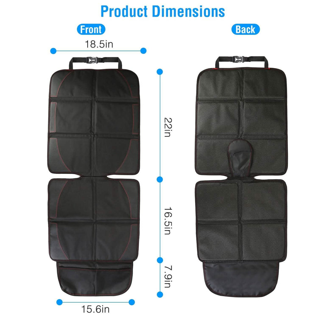 2-Pack: Car Seat Protector Cushion Mat Pad by DailySale
