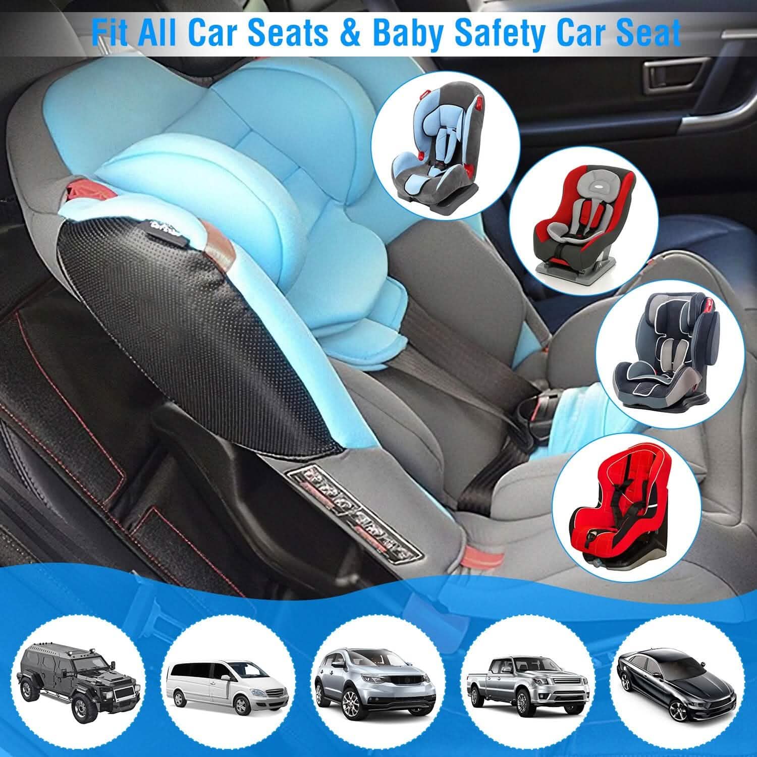 2-Pack: Car Seat Protector Cushion Mat Pad by DailySale