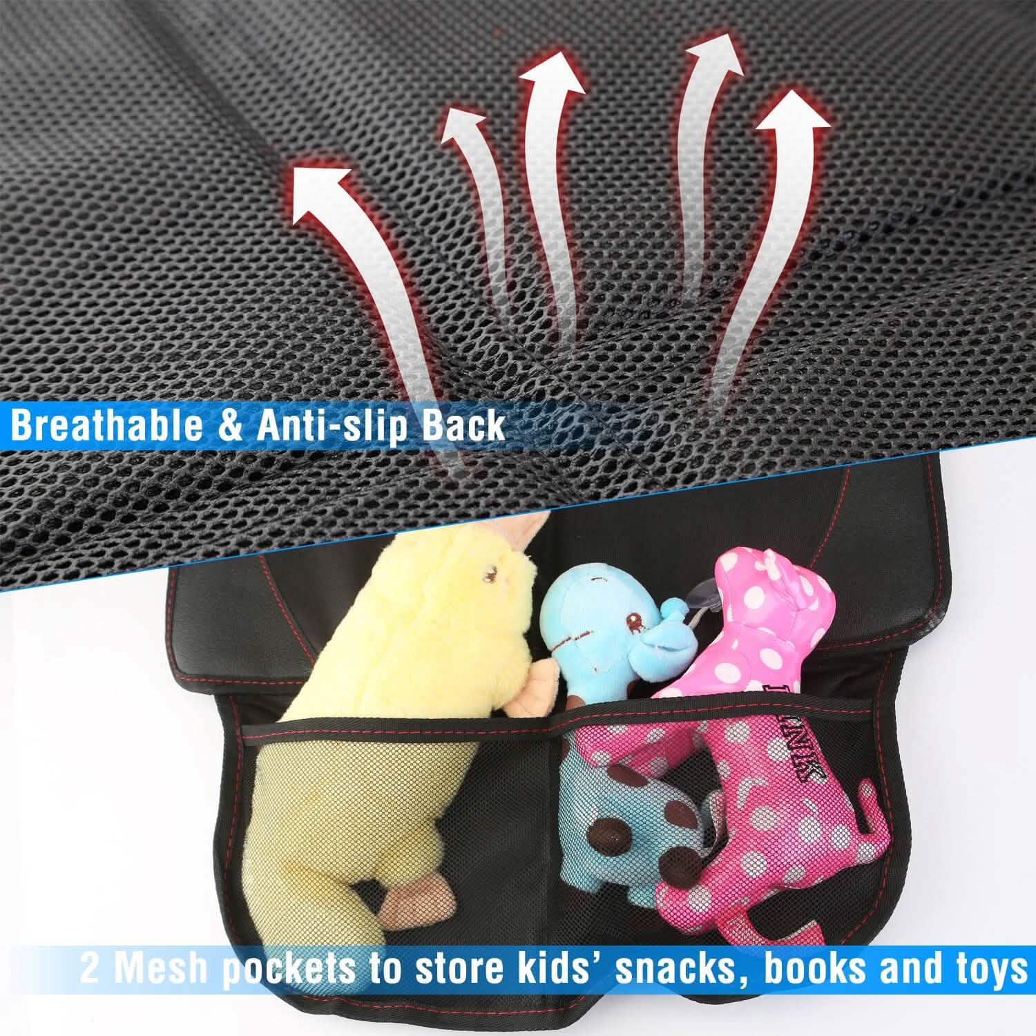 2-Pack: Car Seat Protector Cushion Mat Pad with Thick Padding by DailySale