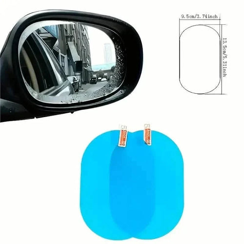 2-Pack: Car Waterproof Transparent Film Rearview Mirror Protection by DailySale