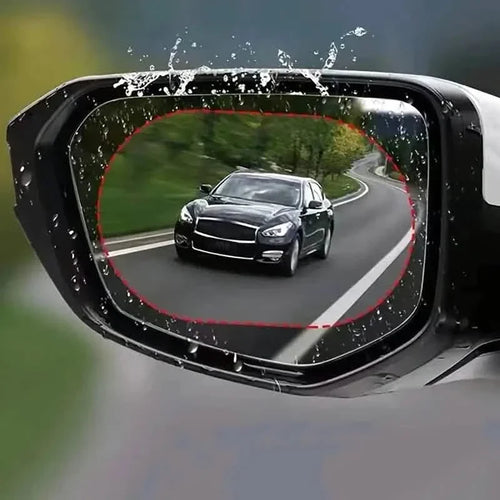 2-Pack: Car Waterproof Transparent Film Rearview Mirror Protection by DailySale