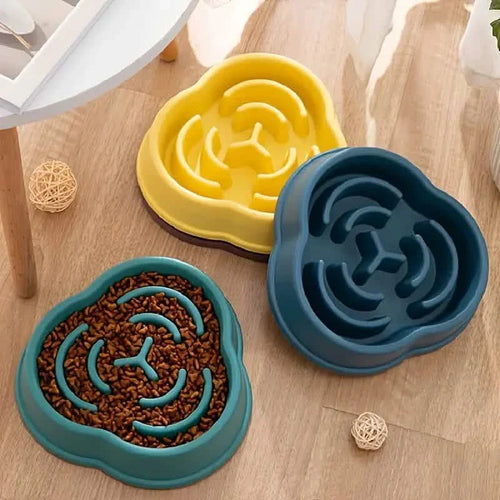 2-Pack: Cat and Dog Slow Food Bowl Slow Food Bowl by DailySale