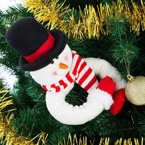 2-Pack: Christmas Curtain Buckle Doll Santa & Snowman by DailySale