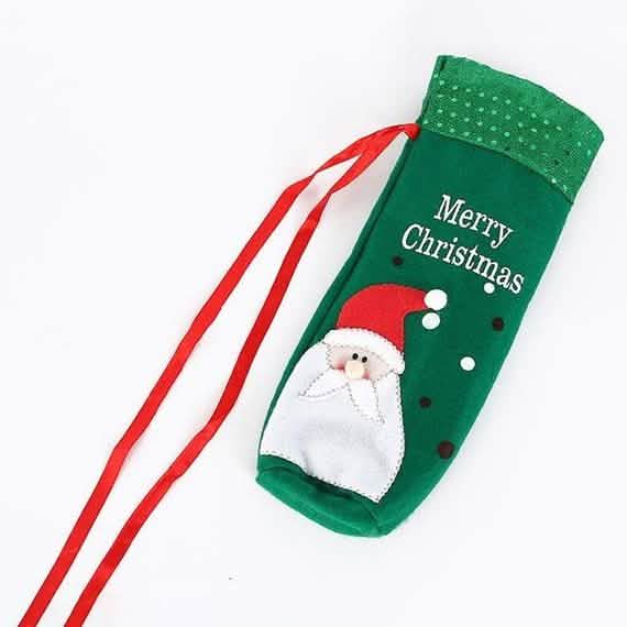 2-Pack: Christmas Decorations Red Wine Bag by DailySale