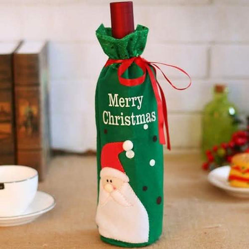 2-Pack: Christmas Decorations Red Wine Bag by DailySale