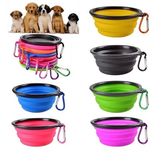 2-Pack: Collapsible Food Water Travel Bowl by DailySale