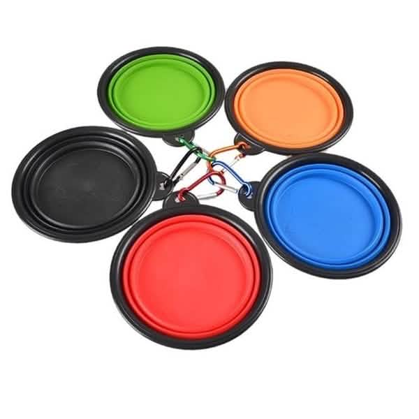 2-Pack: Collapsible Food Water Travel Bowl by DailySale