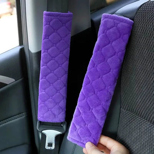 2-Pack: ComfortMax Padded Seat Belt Covers - Universal Fit by DailySale