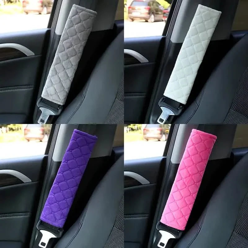 2-Pack: ComfortMax Padded Seat Belt Covers - Universal Fit by DailySale