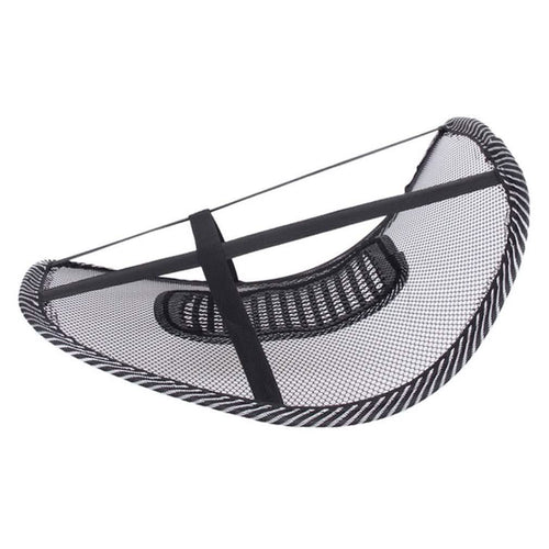 2-Pack: Curved Back-Massaging Lumbar Mesh Seat Supporter by DailySale