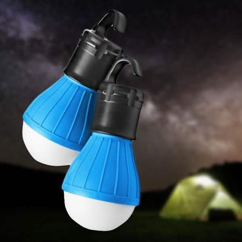 2-Pack: E-TRENDS Portable LED Lantern Tent Light Bulb by DailySale