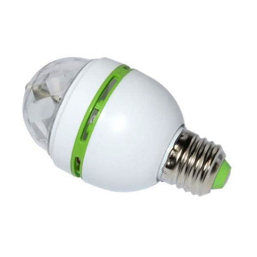 2-Pack: E27 3W Auto Rotating RGB LED Stage Light by DailySale