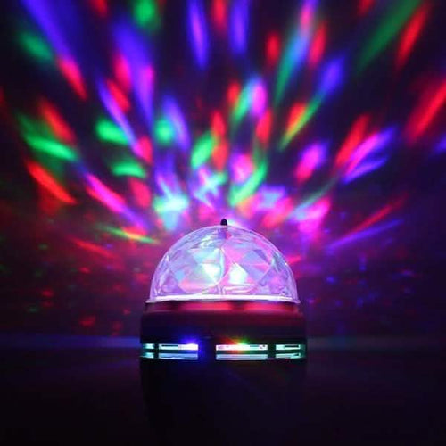2-Pack: E27 3W Auto Rotating RGB LED Stage Light by DailySale