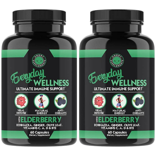 2-Pack: Everyday Wellness Immune Support with Elderberry and Vitamin C by DailySale