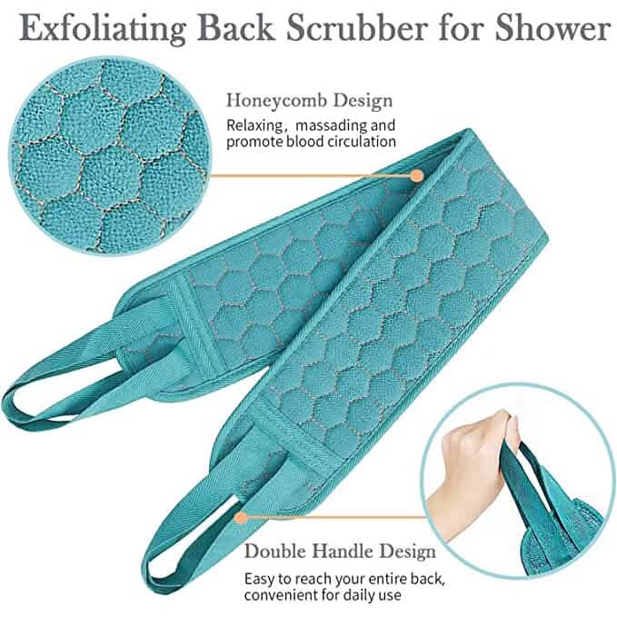 2-Pack: Exfoliating Body Scrubber Set by DailySale
