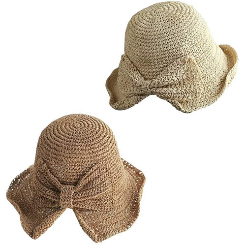 2-Pack: Foldable Wide Brim Floppy Straw Hat by DailySale