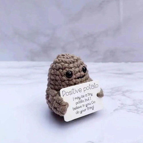 2-Pack: Funny Positive Potato Cute Wool Knitting Doll by DailySale