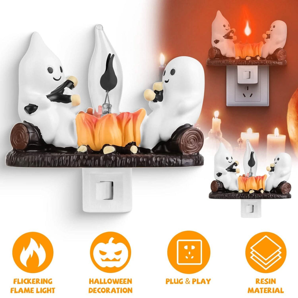 2-Pack: Ghost Campfire Flickering Flame Night by DailySale