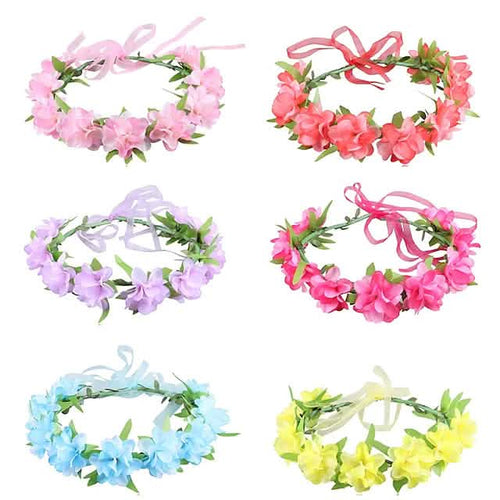 2-Pack: Girl's Floral Style Polyester Hair Accessories by DailySale